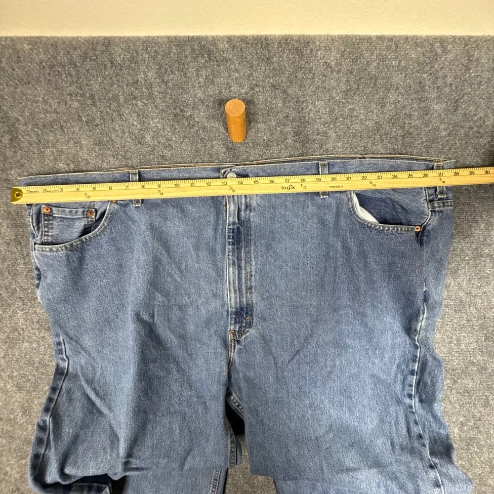Levis 550 Relaxed Fit Tapered Leg Blue Denim Jeans Mens 56x32 01550-4886